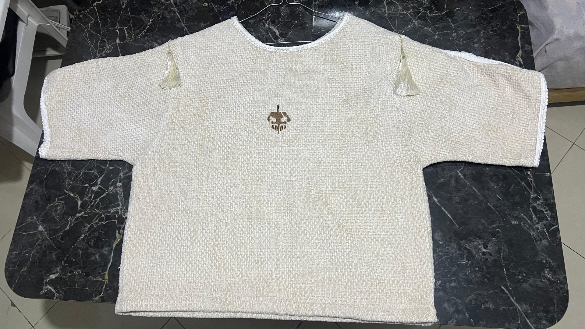 Waffle Tee — Flat