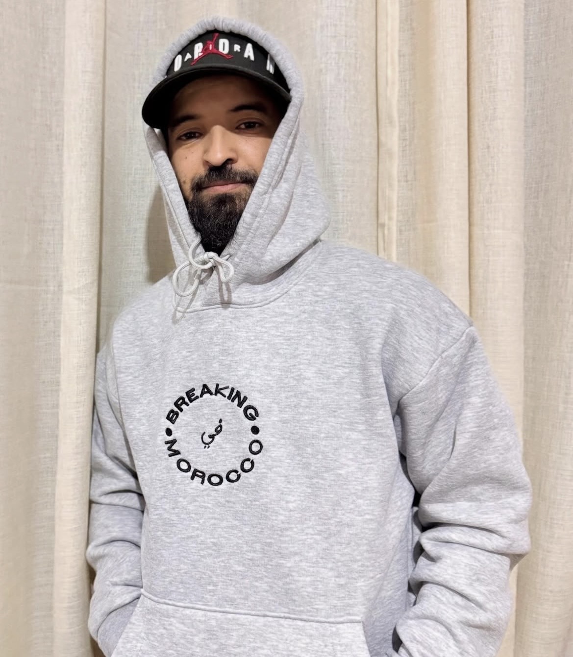 Breaking Morocco Hoodie — Gris